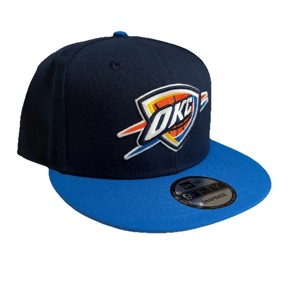 Oklahoma City Thunder New Era 9FIFTY Two Tone Blue Adjustable Snapback Hat OSFM